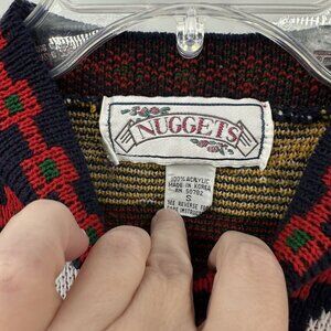 vintage 90sstockings snowmen stars bells obnoxious S